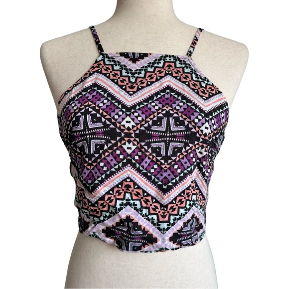 Express‎ | Women’s Tie Back Cropped Tank Top Size Medium - Picture 1 of 5